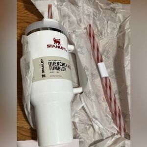 New Stanley Mistletoe Twist Christmas Xmas QUENCHER H2.0 FLOWSTATE TUMBLER 40 oz